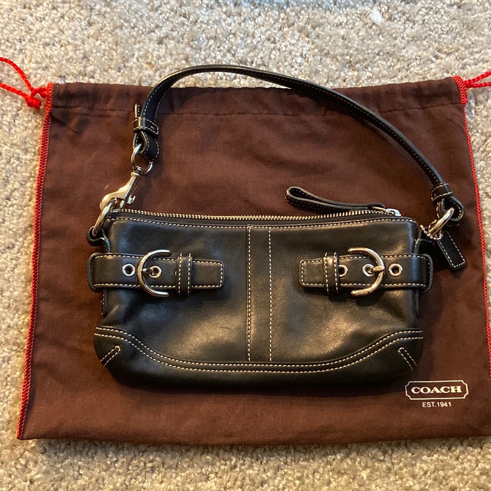 Vintage Black Coach Purse or Clutch
